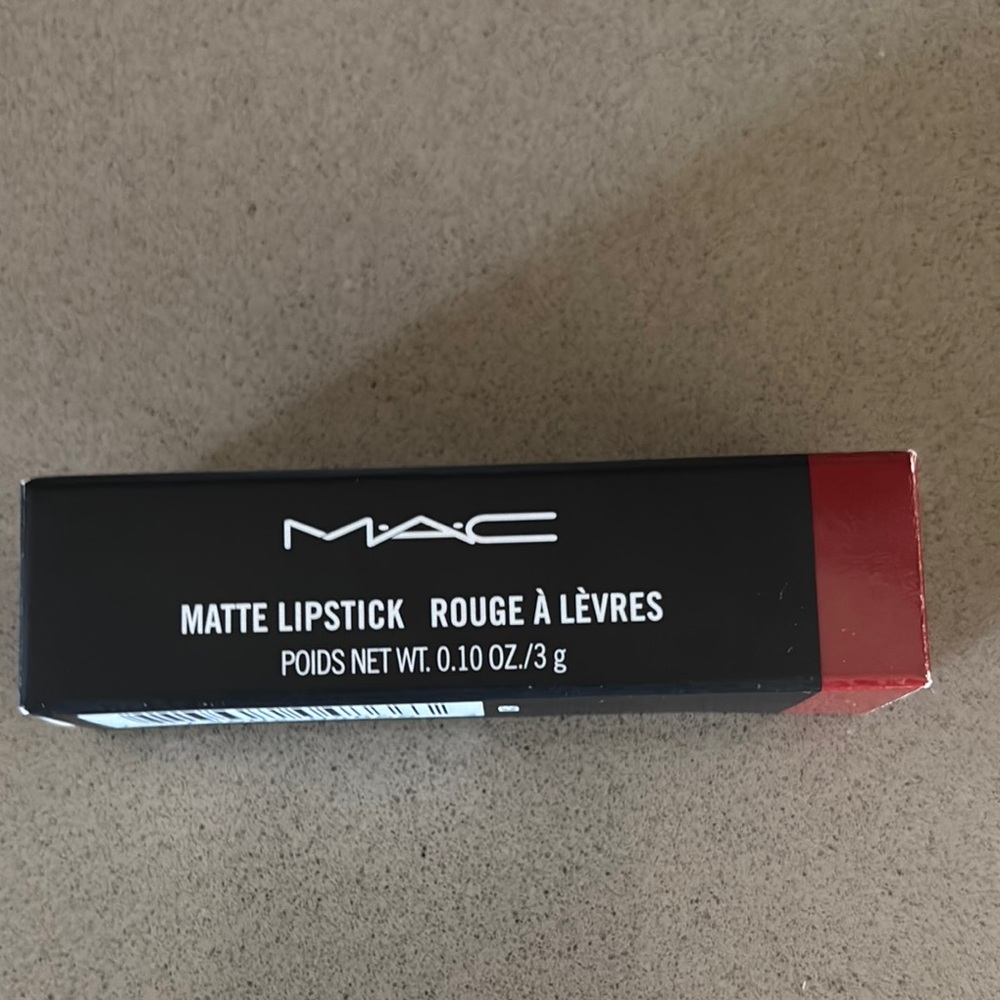 NEW! MAC Cosmetics Red Matte Lipstick Bold Color